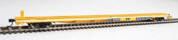 Walthers 910-5521 HO TTX 85' General American G85 Flatcar RTR GTTX #300553