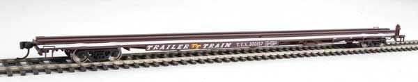 Walthers 910-5537 HO Trailer-Train 85' General American G85 Flatcar RTR #300157