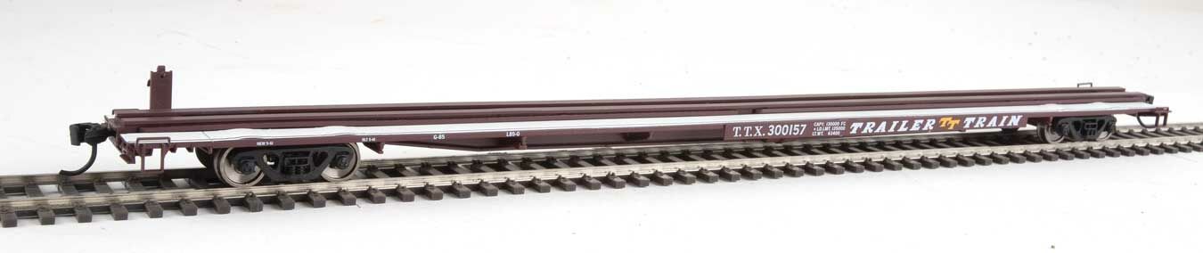 Walthers 910-5537 HO Trailer-Train 85' General American G85 Flatcar RTR #300157