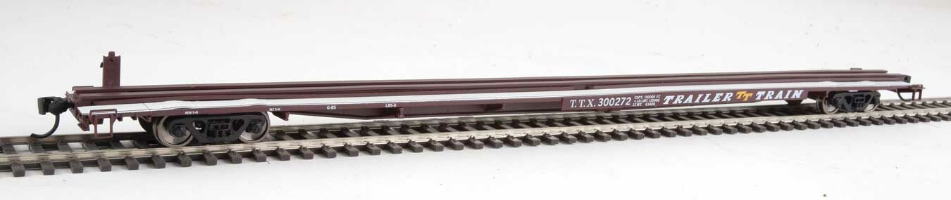 Walthers 910-5538 HO Trailer-Train 85' General American G85 Flatcar RTR #300272