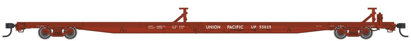 Walthers 910-5539 HO Union Pacific 85' General American G85 Flatcar #53025
