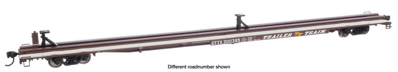 Walthers 910-5551 HO GTTX 85' General American G85 Flatcar Ready to Run #300330