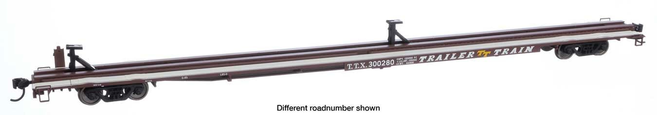 Walthers 910-5563 HO TTX 85' General American G85 Flatcar Ready to Run #300129