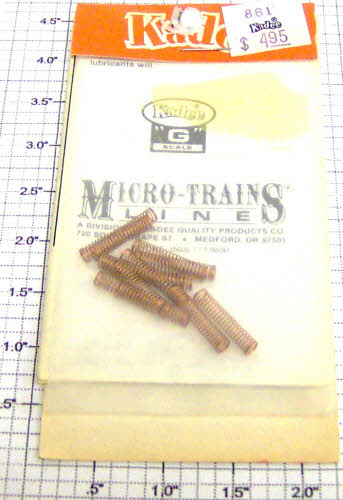 Kadee 861 G Centering Springs for all #1 & G-Scale Couplers