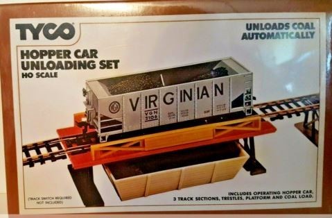 Tyco 862 HO Hopper Coal Car Unloading Virginian Building Kit