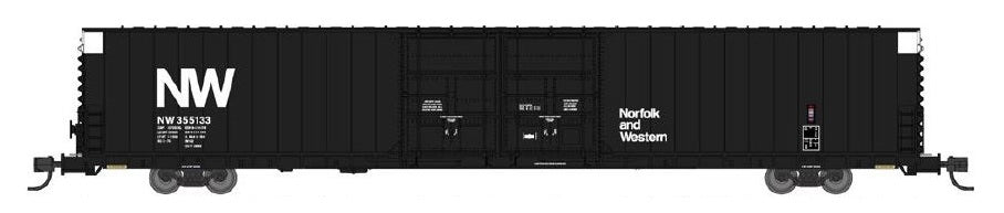 Bluford Shops 86665 N N&W Black PS 86' Auto Parts Double Door Boxcar #355107