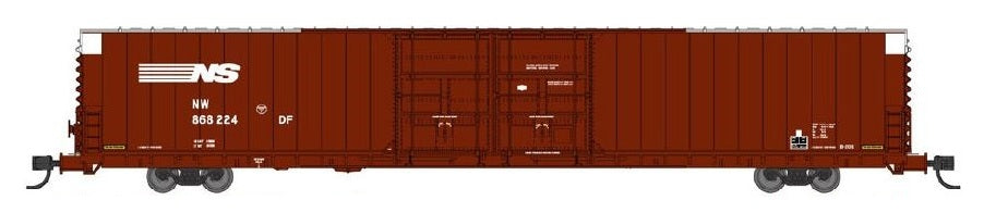 Bluford Shops 86671 N N&W Medium PS 86' Auto Parts Double Door Boxcar #868250