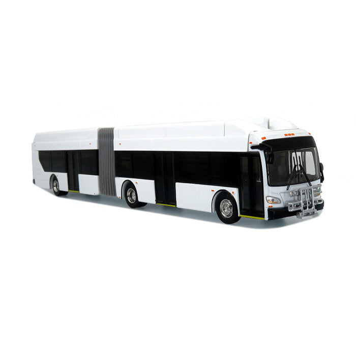 Iconic Replicas 87-0195 HO Blank White NFI Xcelsior XN60 Articulated Transit Bus