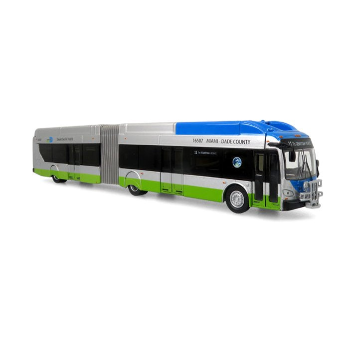 Iconic Replicas 87-0312 HO Miami Dade NFI Xcelsior XN60 Aerodynamic Transit Bus