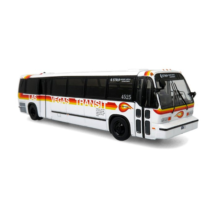 Iconic Replicas 87-0401 HO Las Vegas Transit 1999 TMC RTS Transit Bus