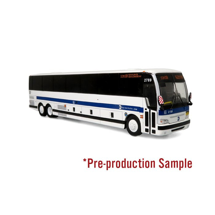 Iconic Replicas 87-0403 HO Suburban MTA New York Express Prevost X3-45 Coach