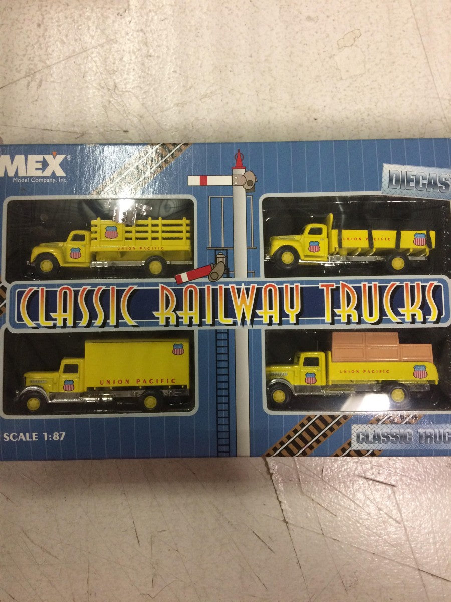 Imex 870130 1:87 Classic Trucking Union Pacific Ford&Peterbilt 4-Truck(Set of 4)