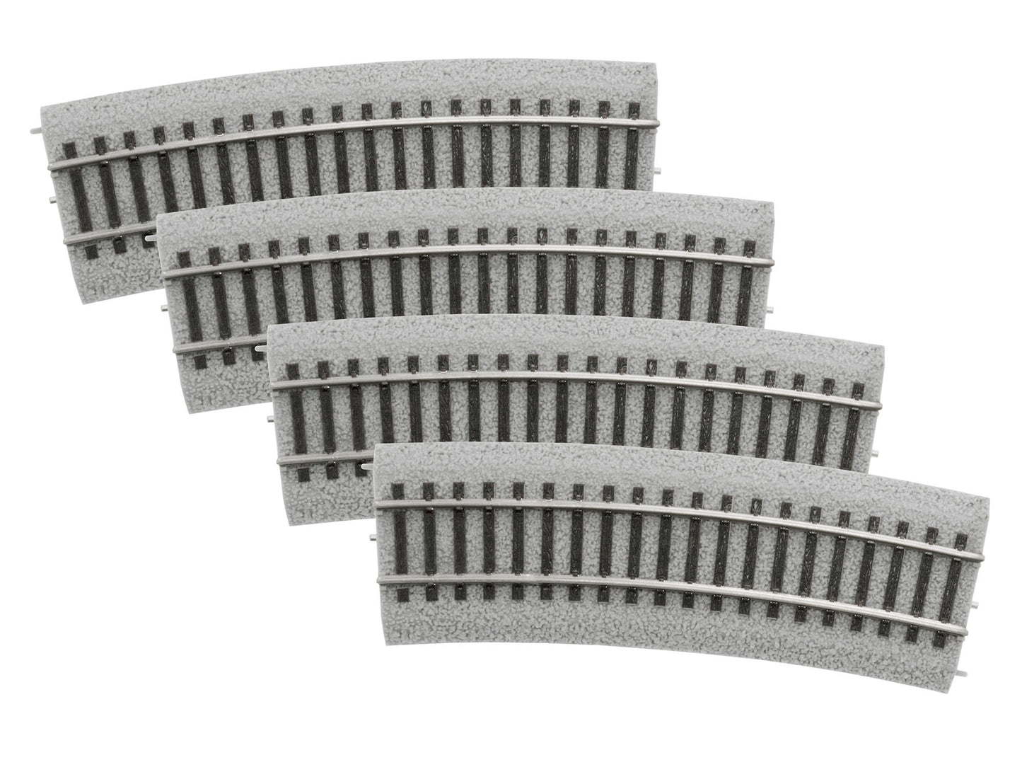 Lionel 8768064 HO Scale 20" Radius Half Curve MagneLock Track (Pack of 4)