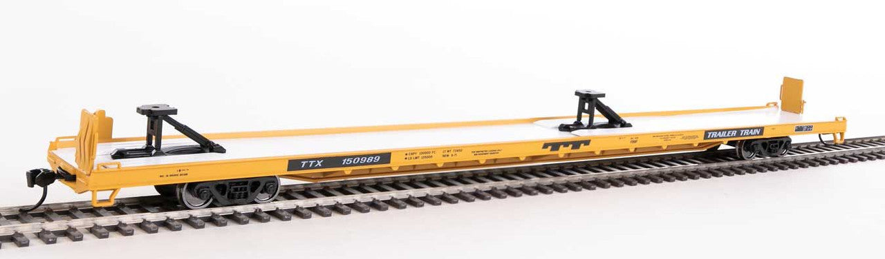 Walthers 910-5716 HO Trailer-Train TTX 89' Channel Side Flatcar #150989
