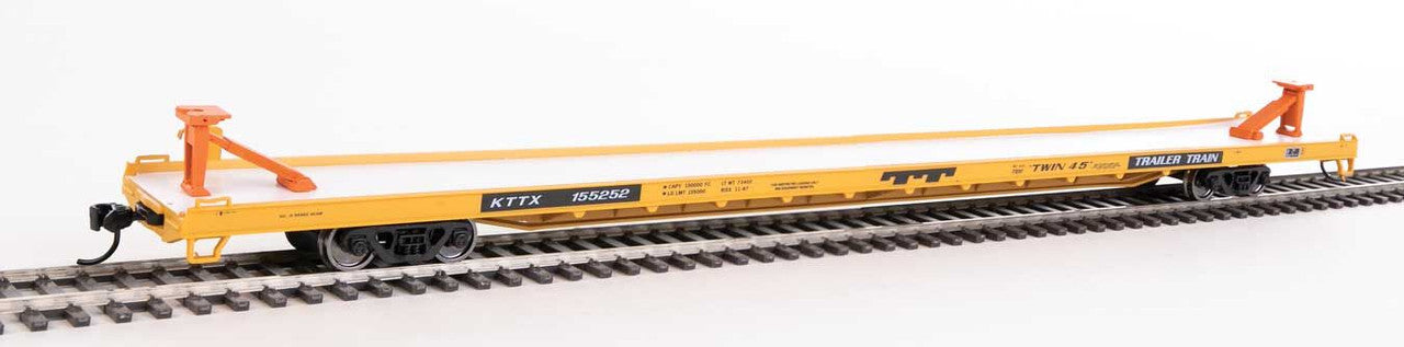 Walthers 910-5722 HO Trailer-Train KTTX 89' Channel Side Flatcar #155252