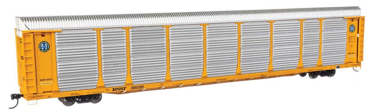 Walthers 920-101505 HO BNSF 89' Thrall Bi-Level Auto Carrier #300285 - RTR