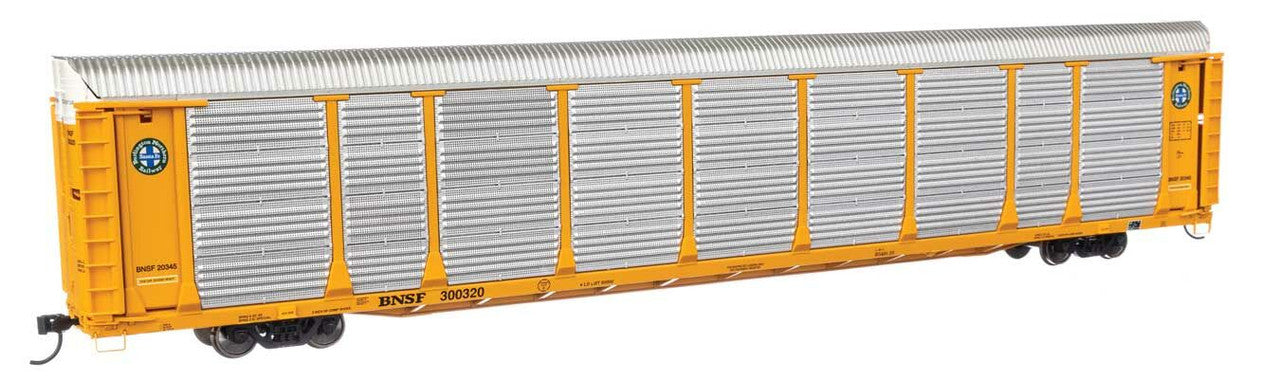 Walthers 920-101507 HO BNSF 89' Thrall Bi-Level Auto Carrier #300320 - RTR