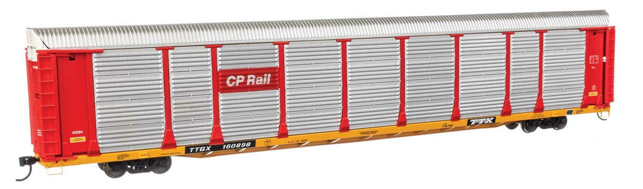 Walthers 920-101514 HO CP TTGX 89' Thrall Bi-Level Auto Carrier #160898 - RTR
