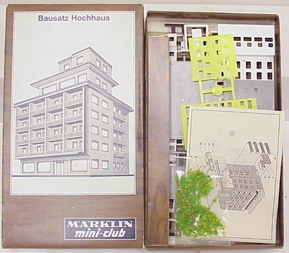 Marklin 8963 Z Scale Apartment House Building Kit