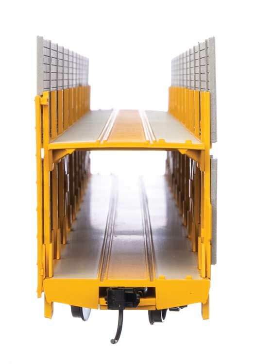 Walthers 910-8107 HO C&O 89' Flatcar w/ Bi-Level Shielded Auto Rack RTR #965444