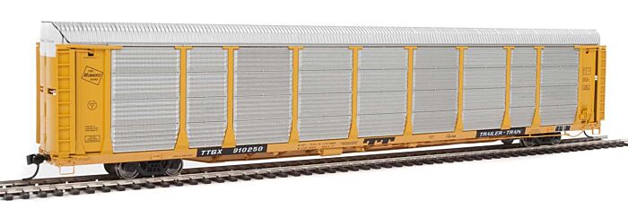 Walthers 920-101339 HO MILW 89' Thrall Bi-Level Auto Carrier Flatcar #910250
