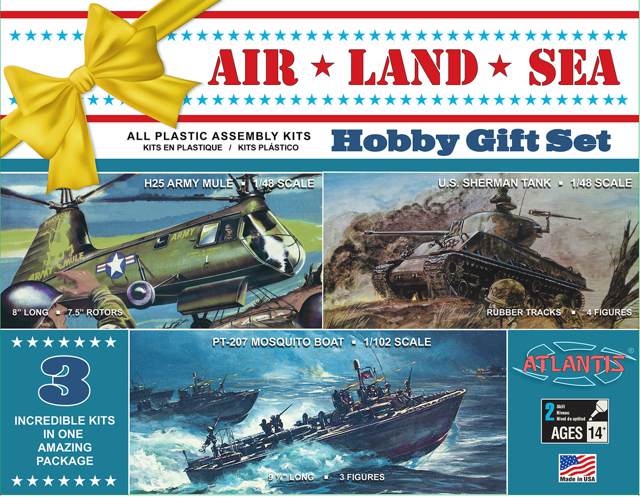 Atlantis Models 9001 U.S. Navy Air, Land & Sea Gift Set