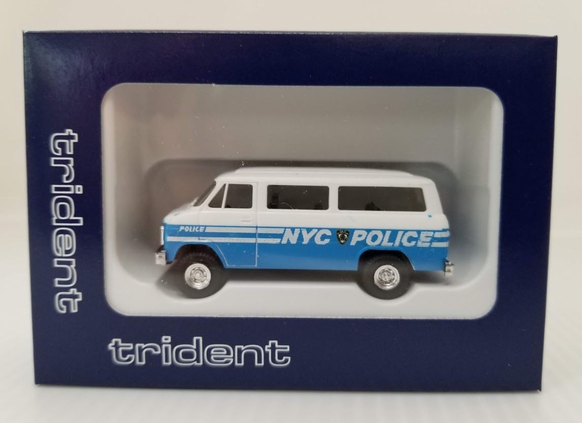 E-R Models 90096 HO 1:87 NYC Police Personnel Van
