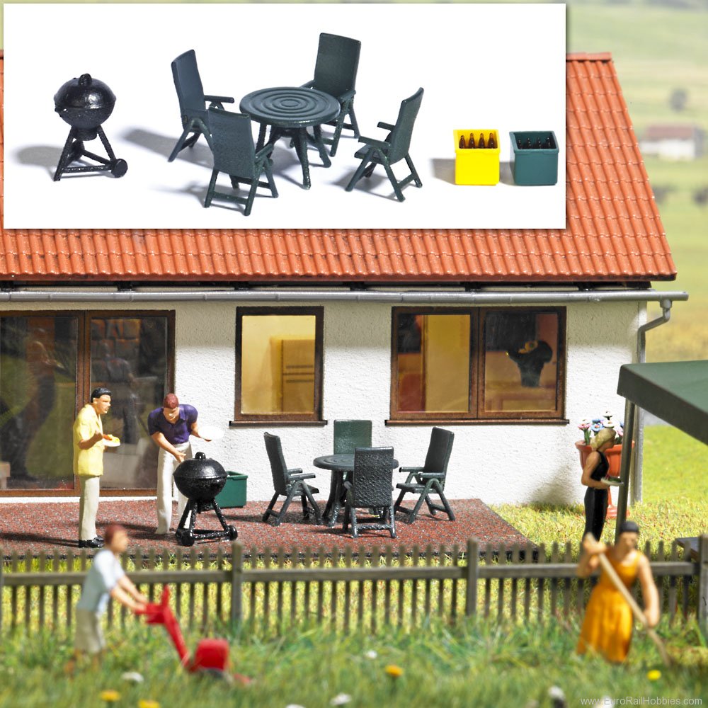 Busch 1190 HO Garden Party Set