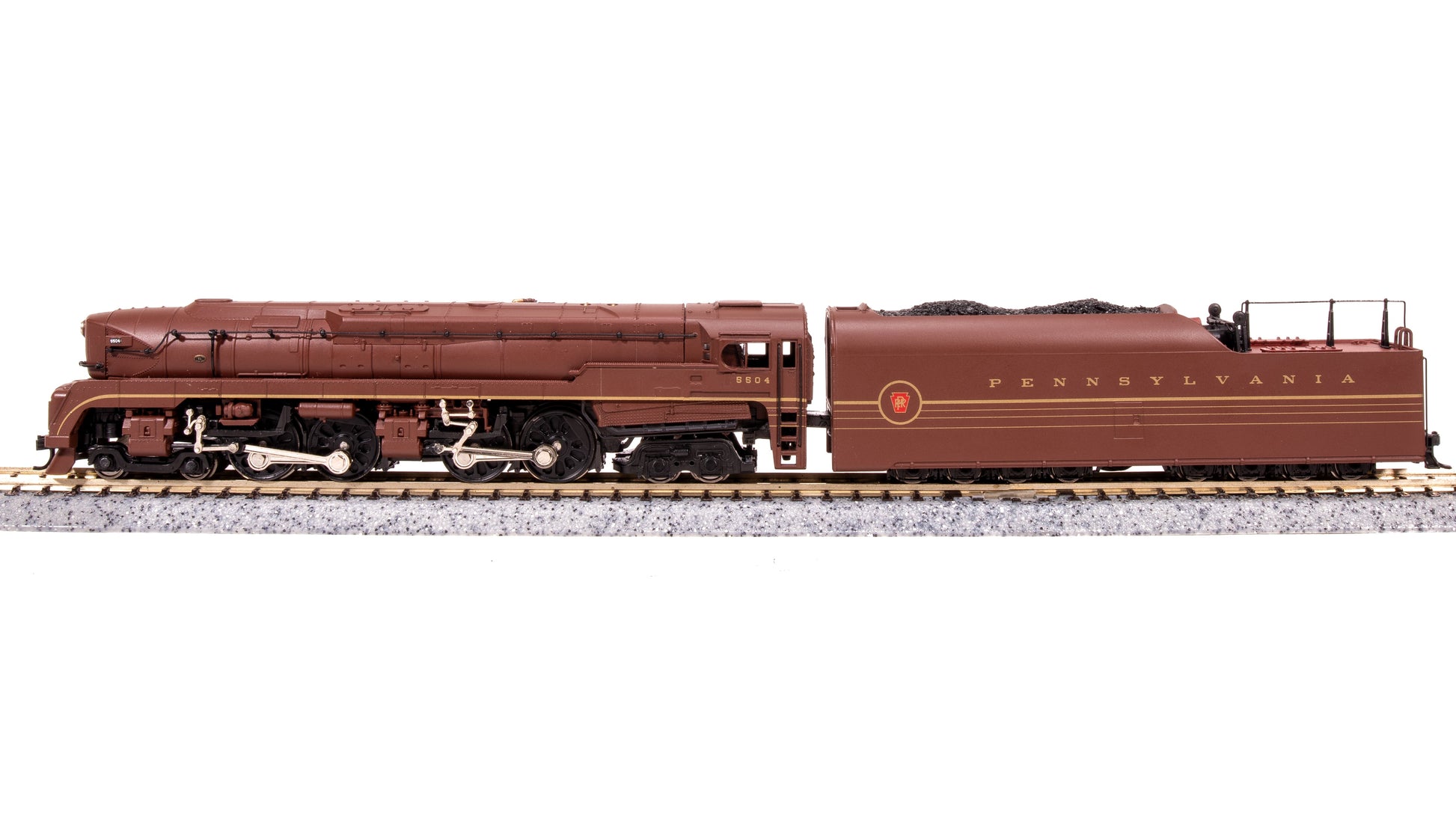 Broadway Limited 9027 N PRR Red T1 Duplex Steam Locomotive Standard DC #5504