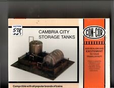 Con-Cor 9056 HO Cambria City Storage Tanks Kit