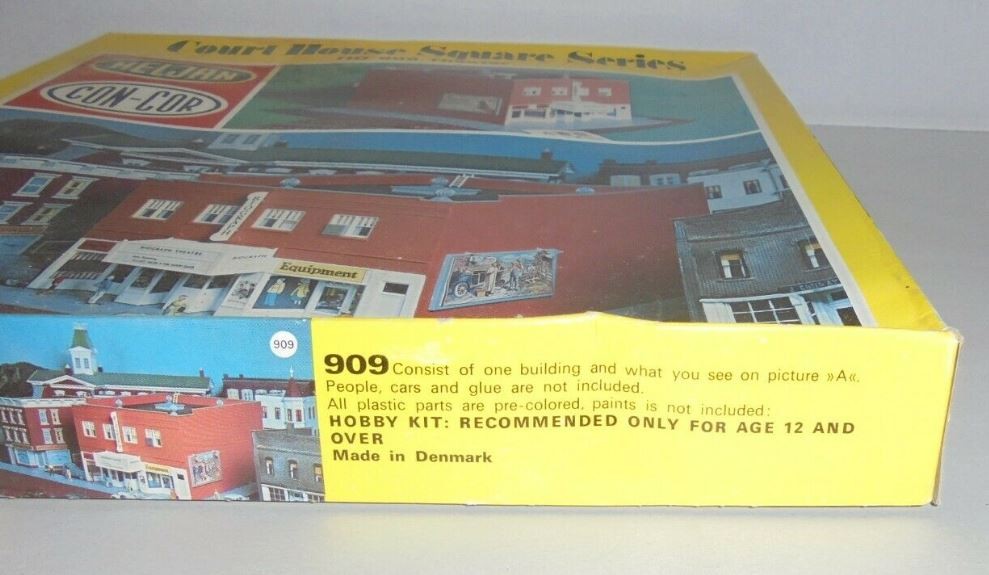 Con-Cor 909 Helijan HO Biograph Theater Building Kit