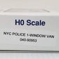 E-R Models 040-90953 HO 1:87 NYC Police 1-Window Van