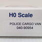 E-R Models 040-90954 HO 1:87 Police Cargo Van Police Emergency Vehicle