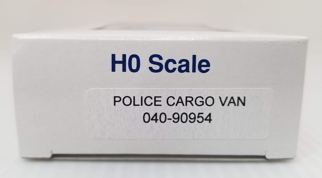 E-R Models 040-90954 HO 1:87 Police Cargo Van Police Emergency Vehicle