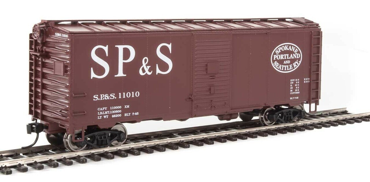 Walthers 910-1349 HO Spokane Portland & Seattle 40' AAR 1944 Boxcar #11010