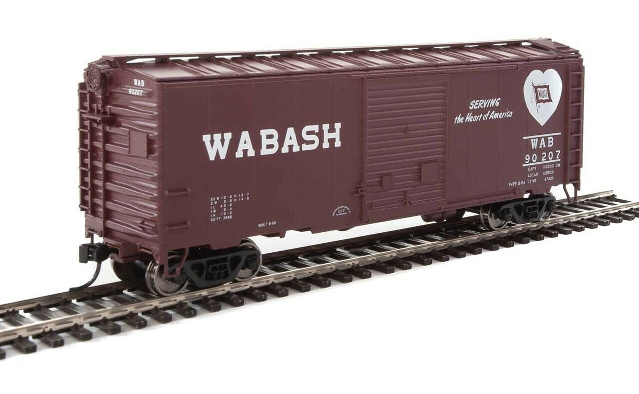 Walthers 910-2266 HO Wabash 40' ACF Welded Boxcar with 8' Door #90207