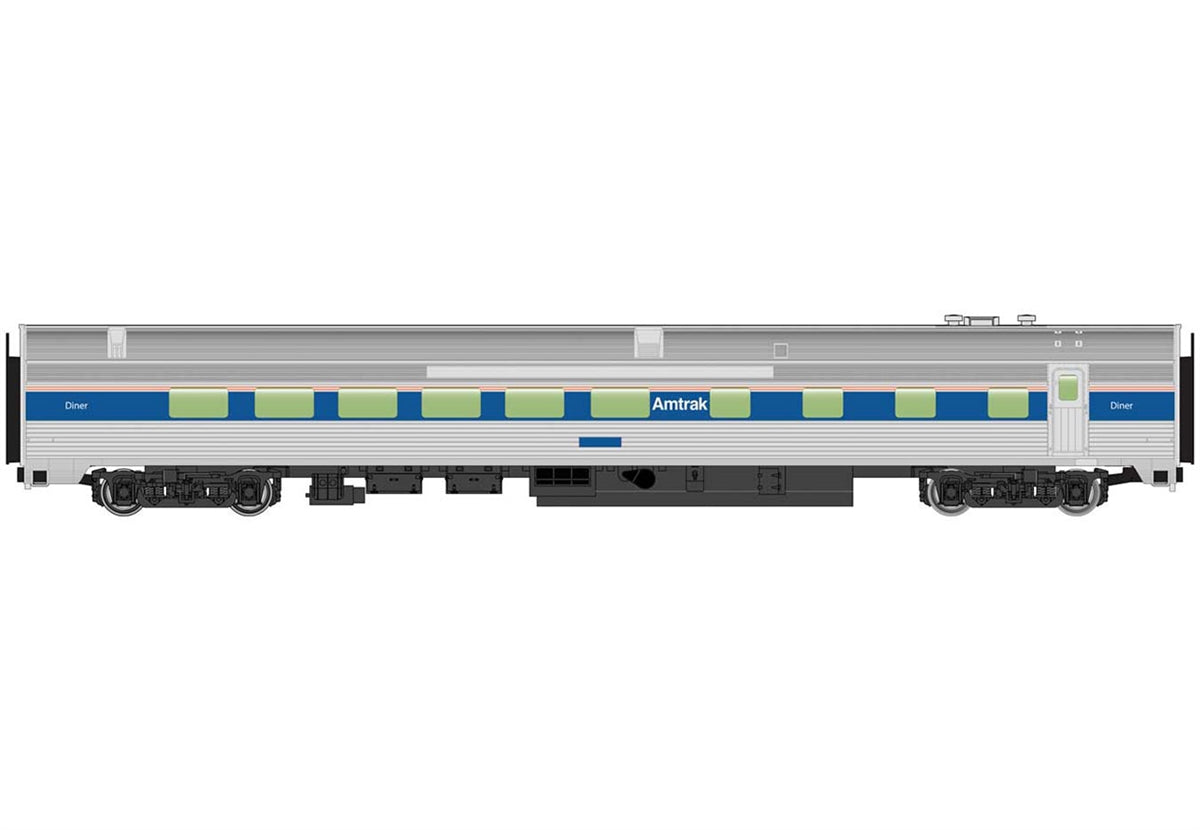 Walthers 910-30163 HO Amtrak 85'' Budd Diner Car Ready to Run