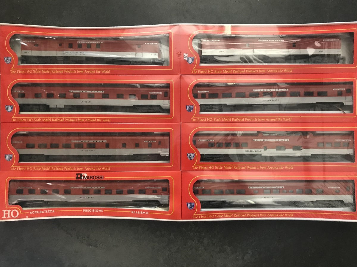 IHC 9132 HO Scale 1930 Rock Island Golden State 8-Car Set