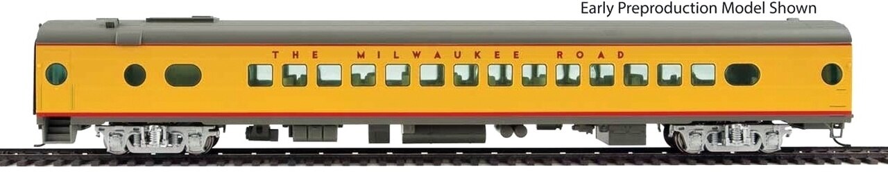Walthers 920-9137 HO Milwaukee Road 85' Milwaukee Road 30-Seat Parlor Car