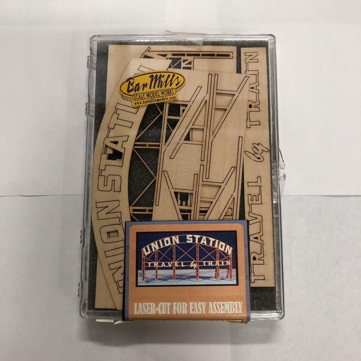 Bar Mills 91702 O Scale Union Station Billboard Laser Cut Kit
