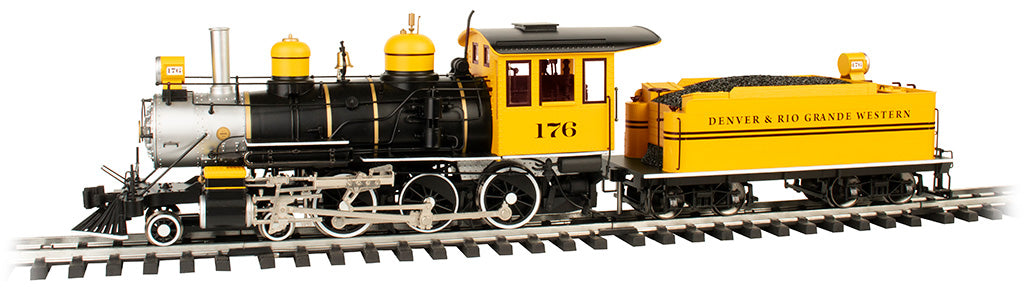 Bachmann 91803 G D&RGW Bumblebee 4-6-0 Steam Locomotive DCC and Sound Ready
