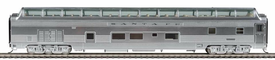 Walthers 920-14500 HO ATSF 85' Bar Lounge Dormitory with Metal Finish & Lighting
