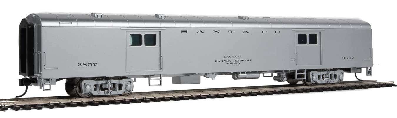 Walthers 920-9660 HO Santa Fe Deluxe Edition 2 74' Baggage Car #3857