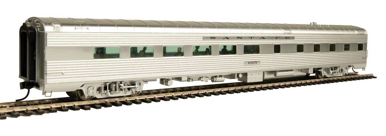 Walthers 920-9669 HO Santa Fe Deluxe Edition 2 85' 36-Seat Diner Car #605