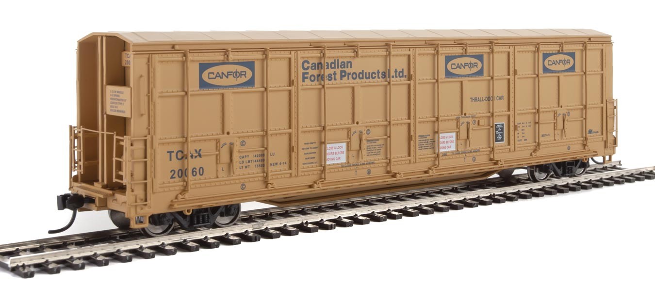 Walthers 920-101922 HO Canfor TCAX 56' Thrall All-Door Boxcar #20066