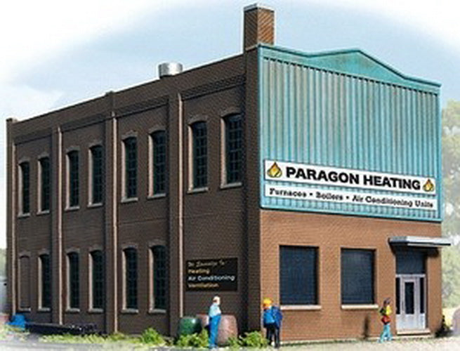 Walthers 933-3296 N Scale Paragon Heating Modulars Modernized Building Front Kit