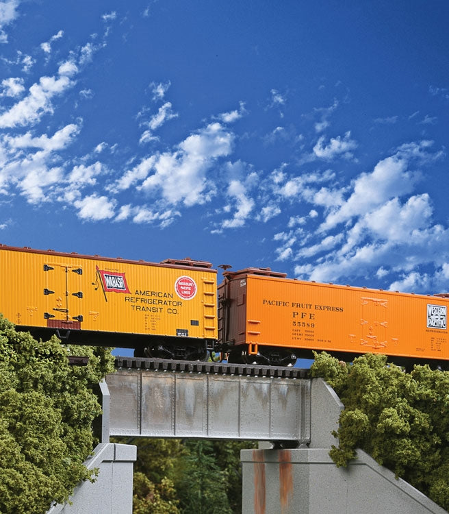Walthers 933-4505 HO 30' Single Track Railroad Deck Girder Bridge Standard Level