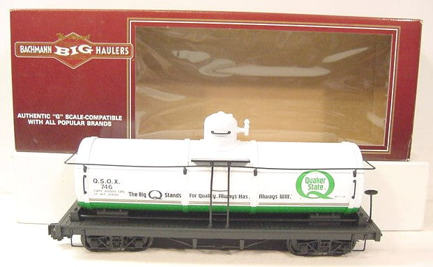 Bachmann 93436 G Scale Quaker State Single Dome Tank Car