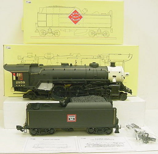 Aristo-Craft 21404 G Burlington Northern 4-6-2 Steam Locomotive & Tender