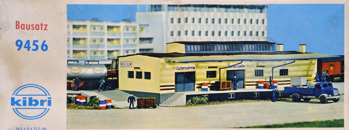 Kibri 9456 HO Goods Depot Merchandise Station Diaorama